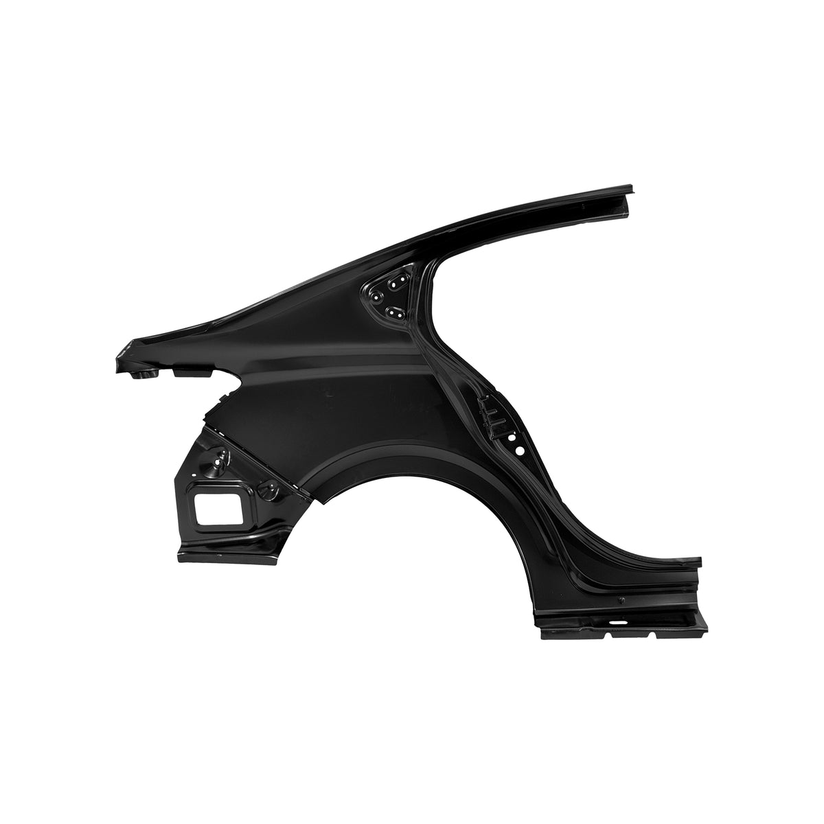 REPLACEMENT REAR FENDER LH, 2021, FOR RENAULT LOGAN, (STEEL)