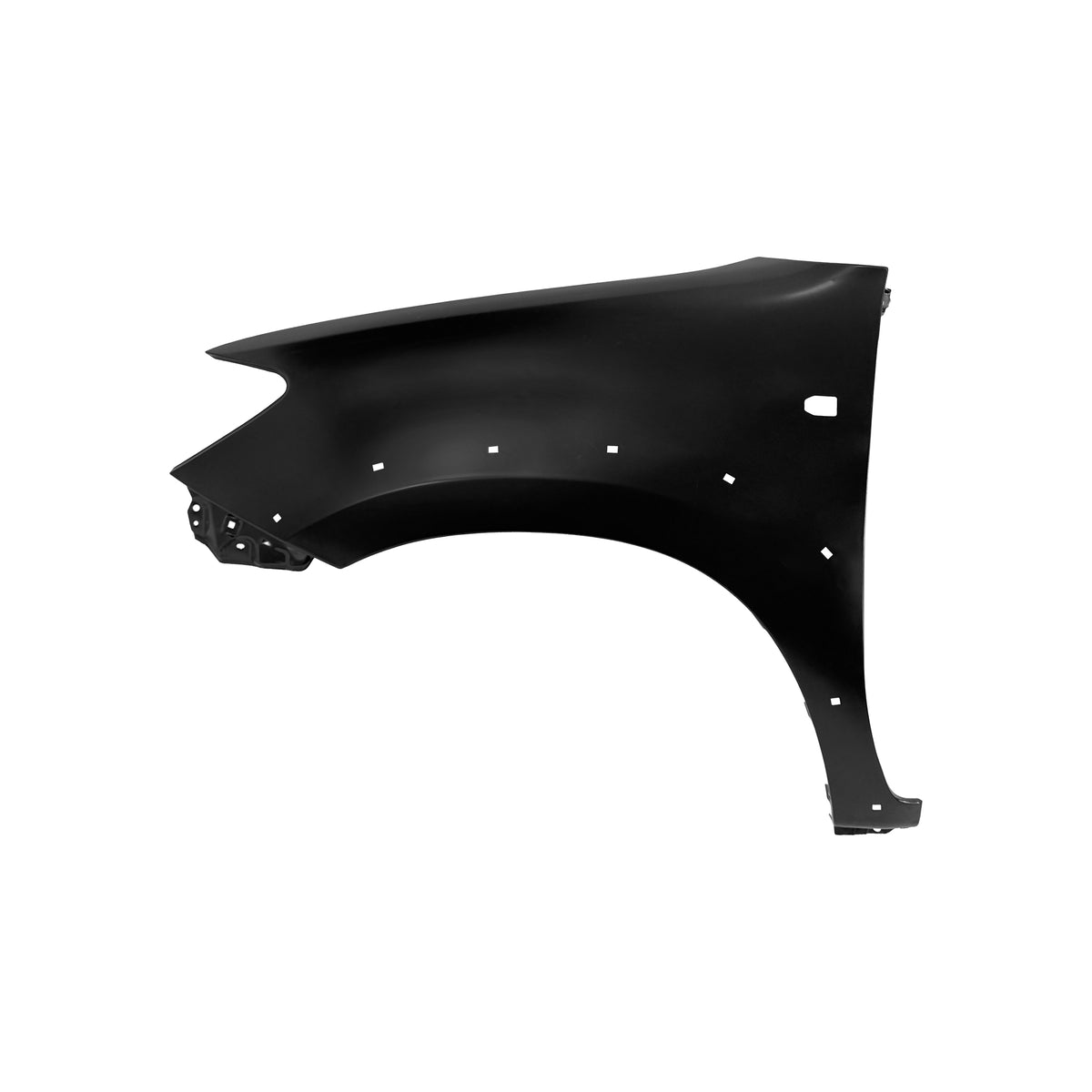 REPLACEMENT FRONT FENDER WITH SIDE LAMP HOLE WITH SKIRT HOLE LH, FOR TOYOTA HILUX VIGO(SINGLE CABIN), (STEEL)