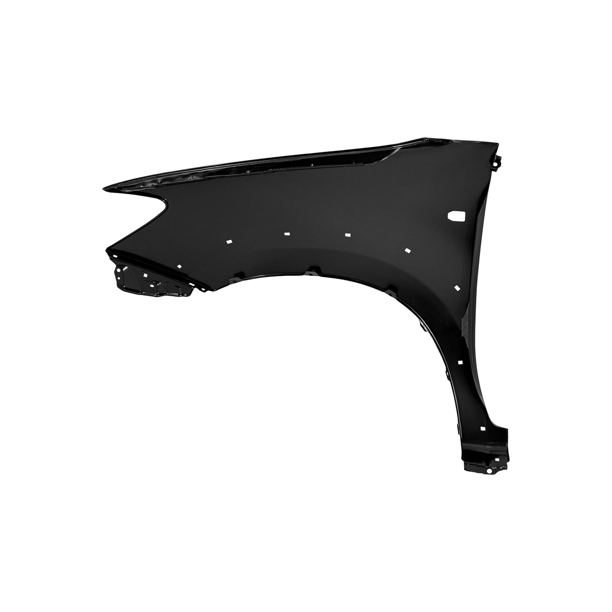 REPLACEMENT FRONT FENDER WITH SIDE LAMP HOLE WITH SKIRT HOLE RH, FOR TOYOTA HILUX VIGO(SINGLE CABIN), (STEEL)