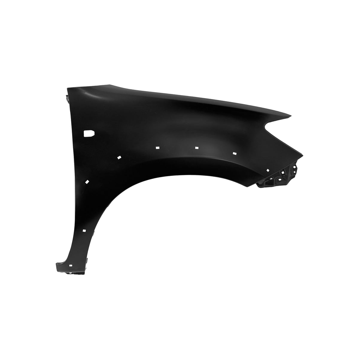REPLACEMENT FRONT FENDER WITH SIDE LAMP HOLE WITH SKIRT HOLE RH, FOR TOYOTA HILUX VIGO(SINGLE CABIN), (STEEL)