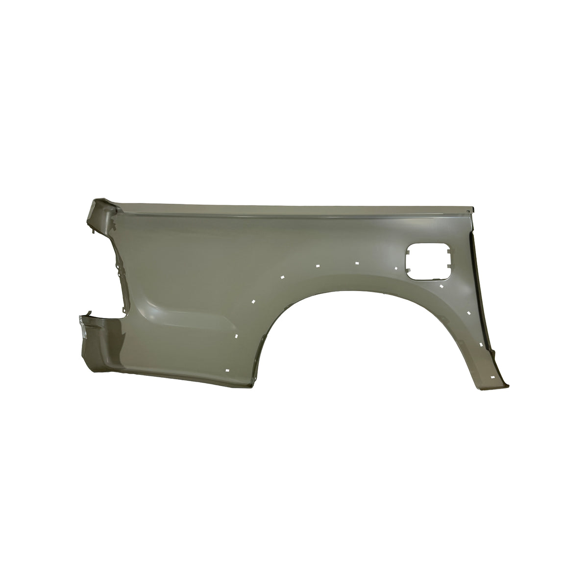REPLACEMENT FENDER LH WITHOUT HOOK WITH SKIRT HOLE, FOR TOYOTA HILUX VIGO REAR DOUBLE CABIN SIDE OPEN, (STEEL)