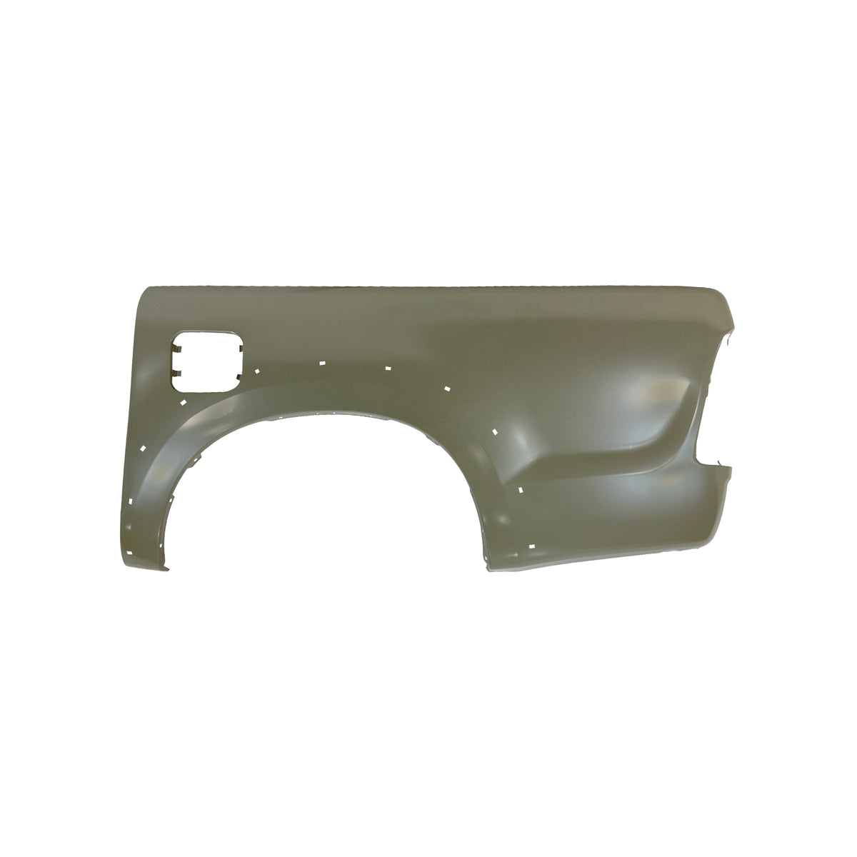 REPLACEMENT FENDER LH WITHOUT HOOK WITH SKIRT HOLE, FOR TOYOTA HILUX VIGO REAR DOUBLE CABIN SIDE OPEN, (STEEL)