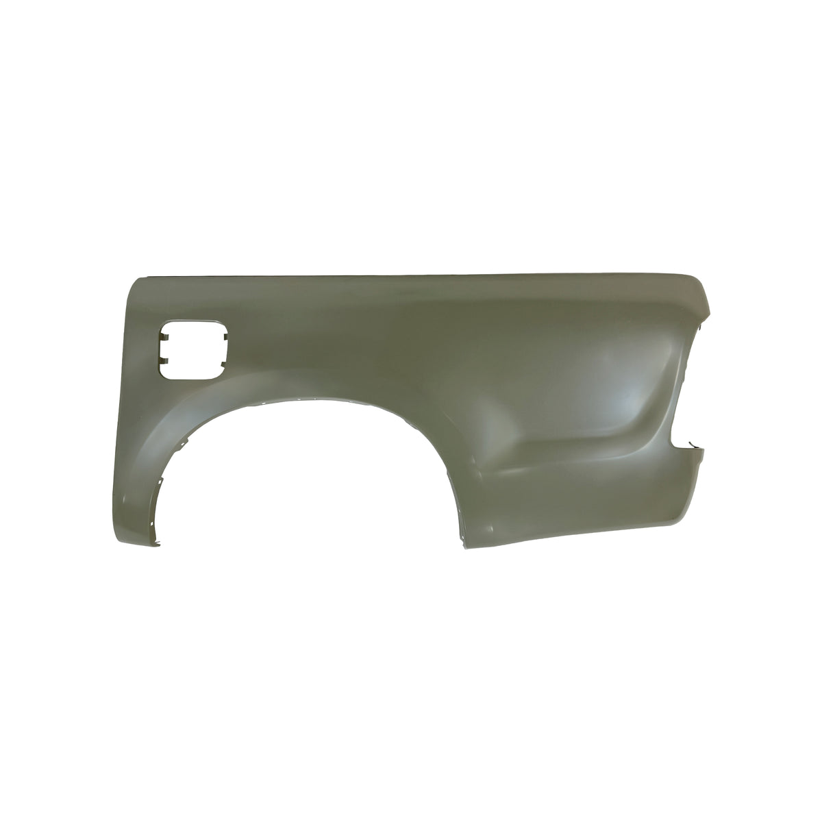 REPLACEMENT REAR FENDER LH WITHOUT SKIRT HOLE WITHOUT HOOK, FOR TOYOTA HILUX VIGO DOUBLE CABIN MIDDLE OPEN, (STEEL)
