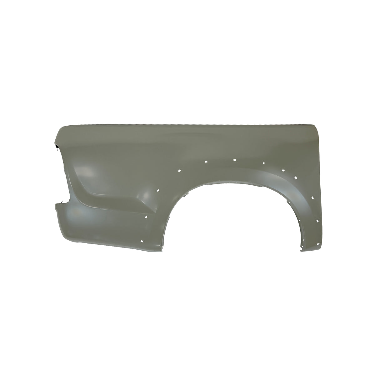 REPLACEMENT REAR FENDER RH WITHOUT HOOK WITH SKIRT HOLE, FOR TOYOTA HILUX VIGO DOUBLE CABIN MIDDLE OPEN, (STEEL)
