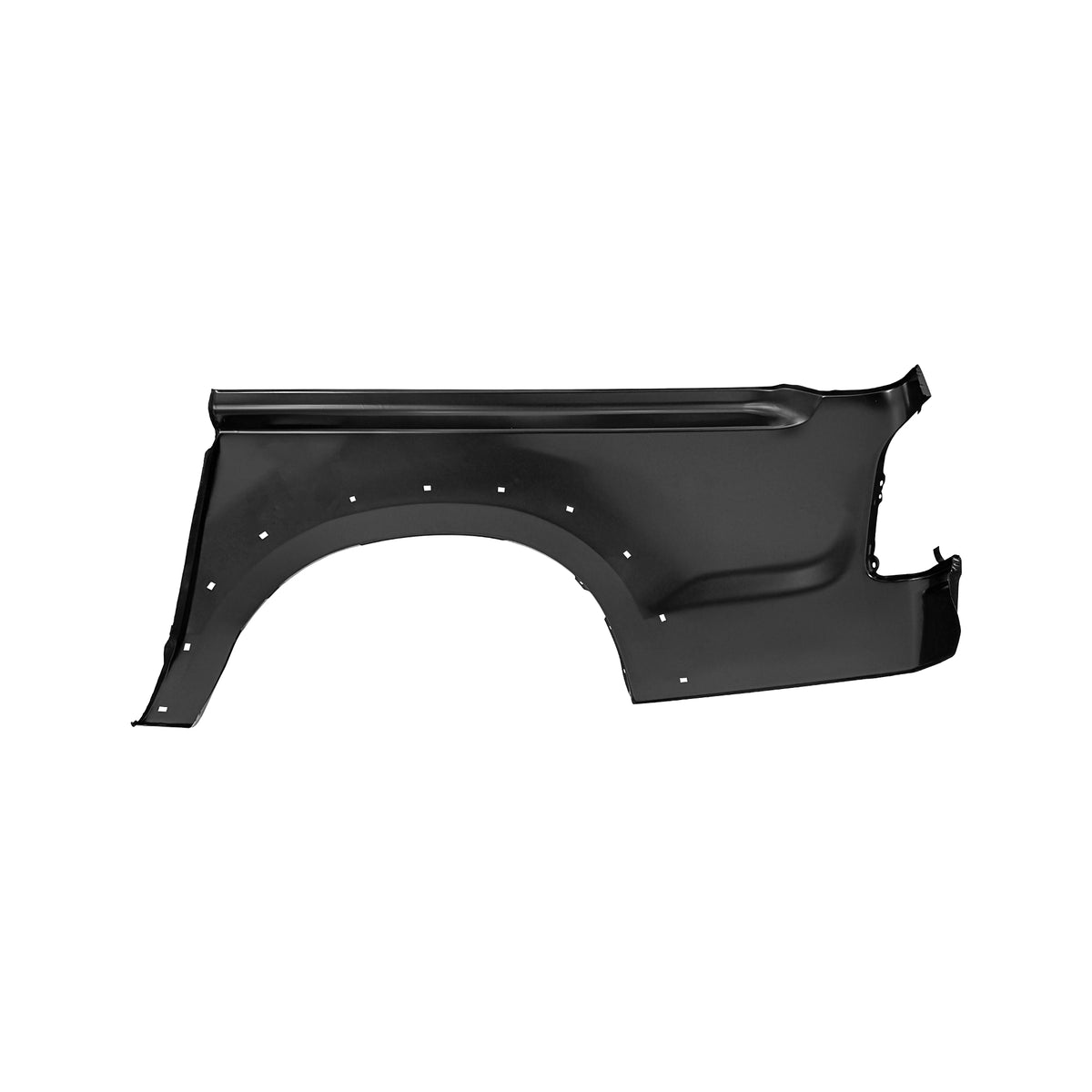 REPLACEMENT REAR FENDER RH WITH SKIRT HOLE WITH HOOK, FOR TOYOTA HILUX VIGO DOUBLE CABIN SIDE OPEN, (STEEL)