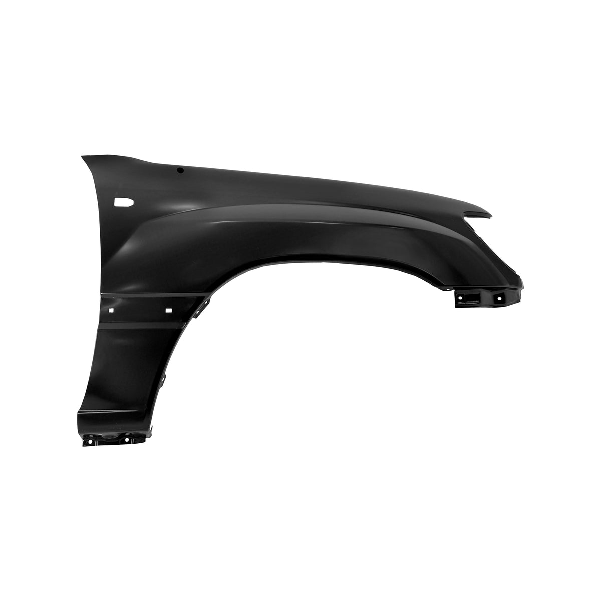 REPLACEMENT FRONT FENDER RH WITH ANTENNA HOLE, FOR TOYOTA LAND CRUISER LC80(LC100), (STEEL)
