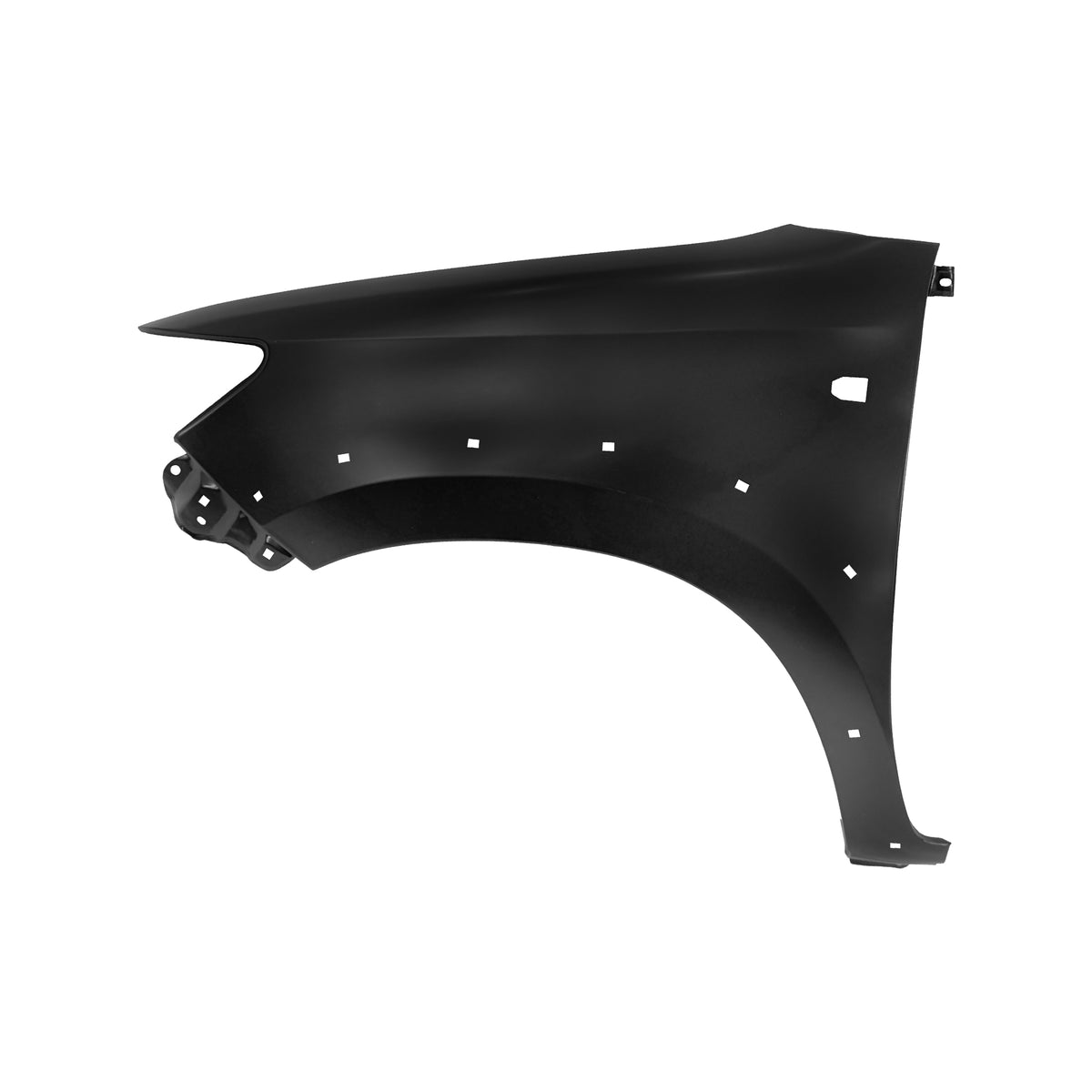 REPLACEMENT FRONT FENDER WITH LAMP HOLE AND WHEEL TRIM HOLE LH, 2012, FOR TOYOTA HILUX VIGO, 53811-0K110, (STEEL)