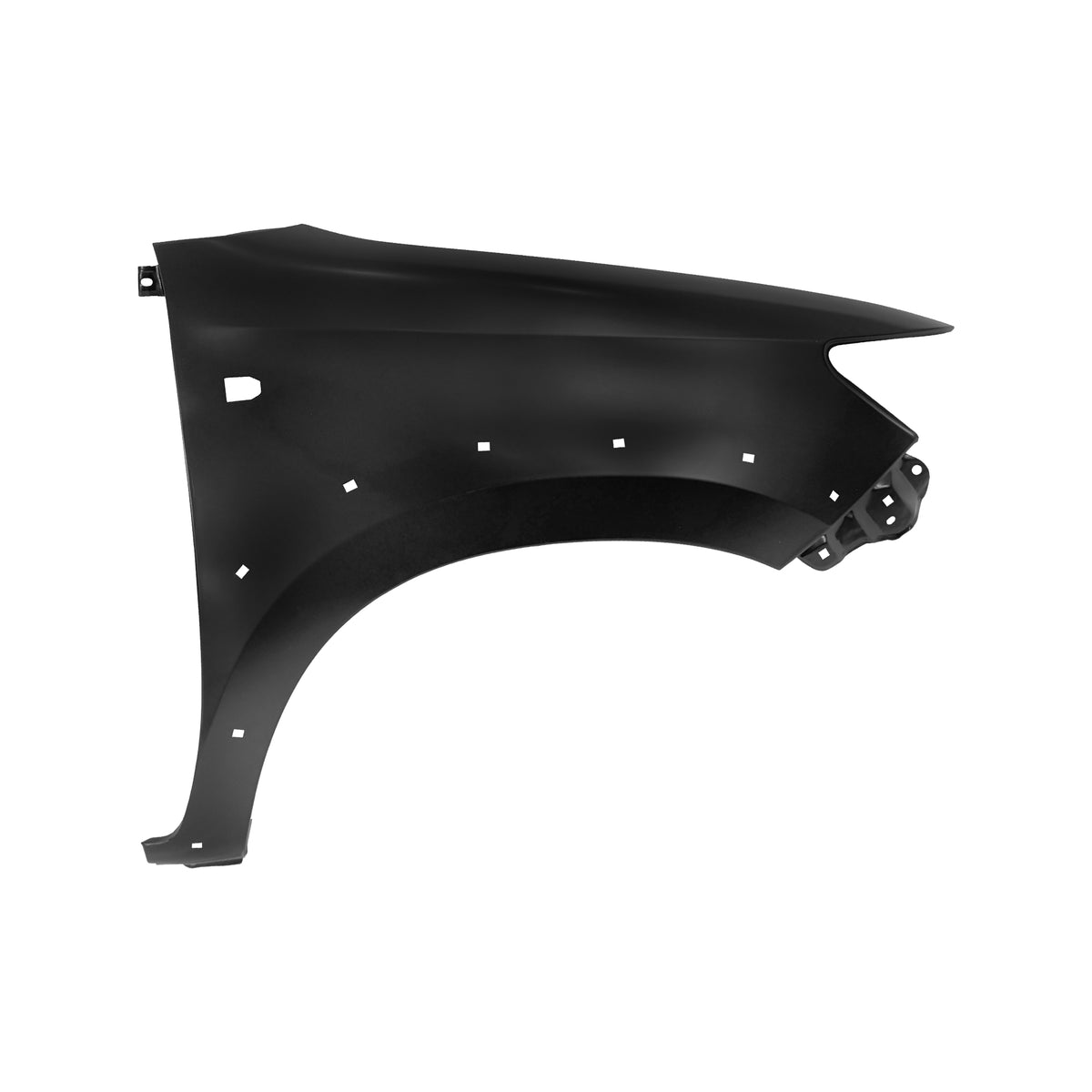 REPLACEMENT FRONT FENDER WITH LAMP HOLE AND WHEEL TRIM HOLE RH, 2012, FOR TOYOTA HILUX VIGO, 53812-0K110, (STEEL)