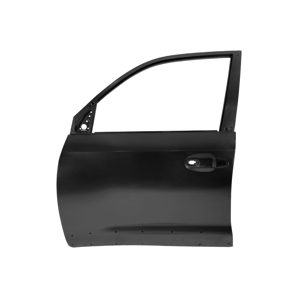 REPLACEMENT FRONT DOOR LH WITH MOLDING HOLE, FOR TOYOTA LAND CRUISER FJ200, (STEEL)