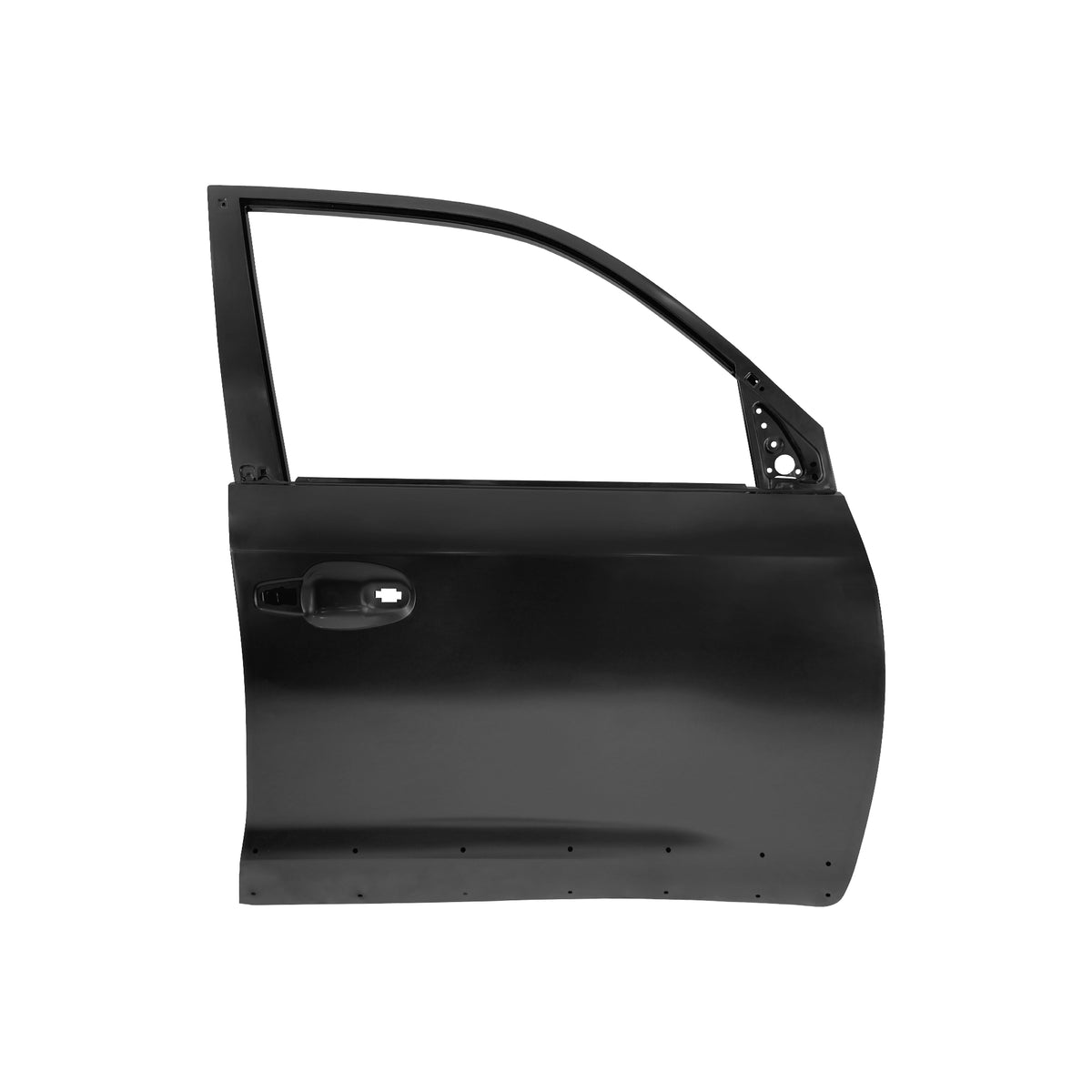 REPLACEMENT FRONT DOOR RH WITH MOLDING HOLE, FOR TOYOTA LAND CRUISER FJ200, (STEEL)