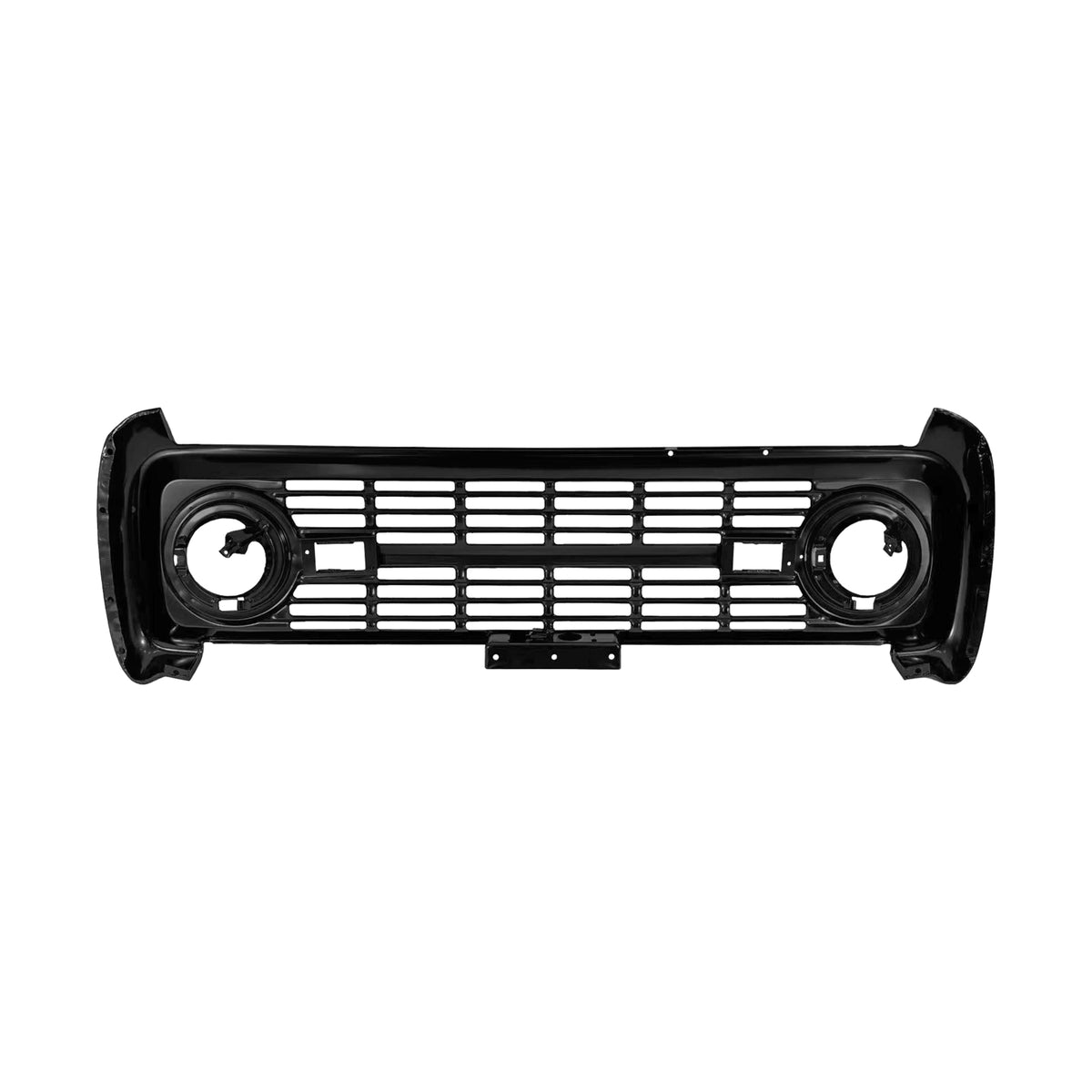 REPLACEMENT FRONT GRILLE, 1966-1977, FOR FORD BRONCO, (STEEL)