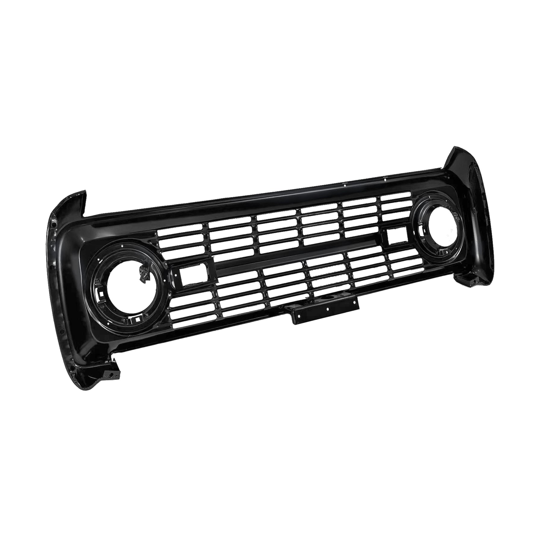 REPLACEMENT FRONT GRILLE, 1966-1977, FOR FORD BRONCO, (STEEL)