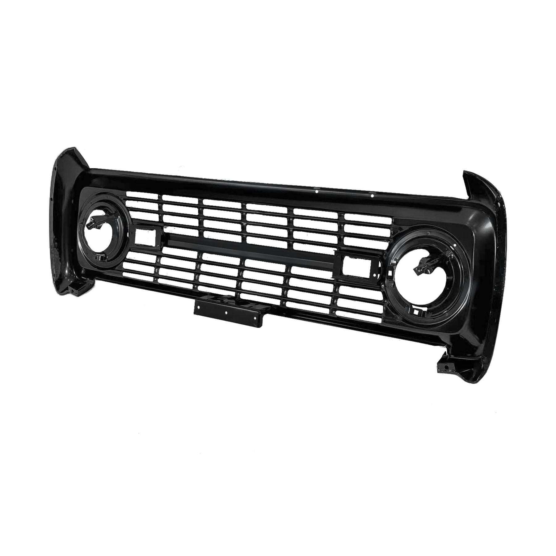REPLACEMENT FRONT GRILLE, 1966-1977, FOR FORD BRONCO, (STEEL)