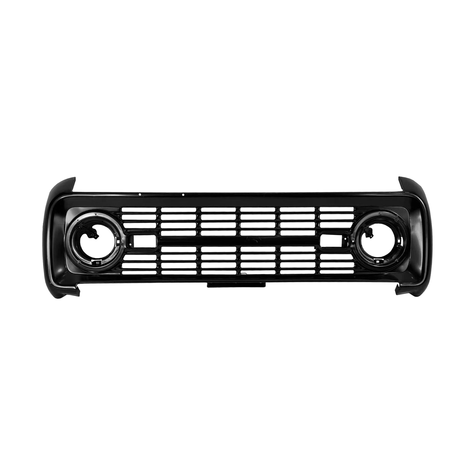 REPLACEMENT FRONT GRILLE, 1966-1977, FOR FORD BRONCO, (STEEL)