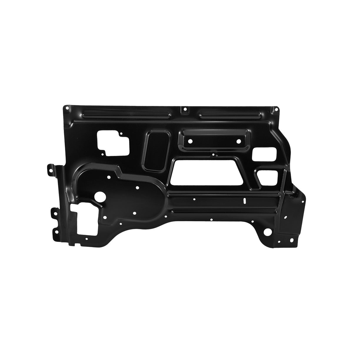 FRONT DOOR GLASS REGULATOR PANEL LH, 1998, FOR LAND ROVER DEFENDER 90/110 TD4 NEW, (STEEL)