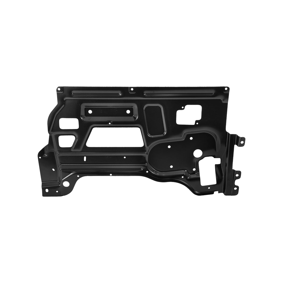 FRONT DOOR GLASS REGULATOR PANEL LH, 1998, FOR LAND ROVER DEFENDER 90/110 TD4 NEW, (STEEL)