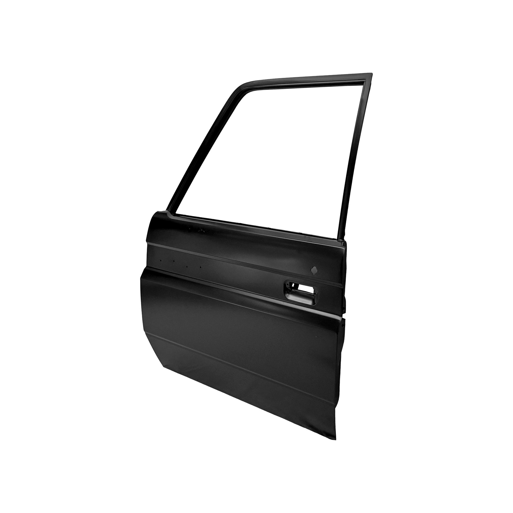 FRONT DOOR LH WITH LOGO HOLE (BEND ANGLE), 2003-2023, FOR TOYOTA LAND CRUISER LC79, 53801-07060-zc, (STEEL)