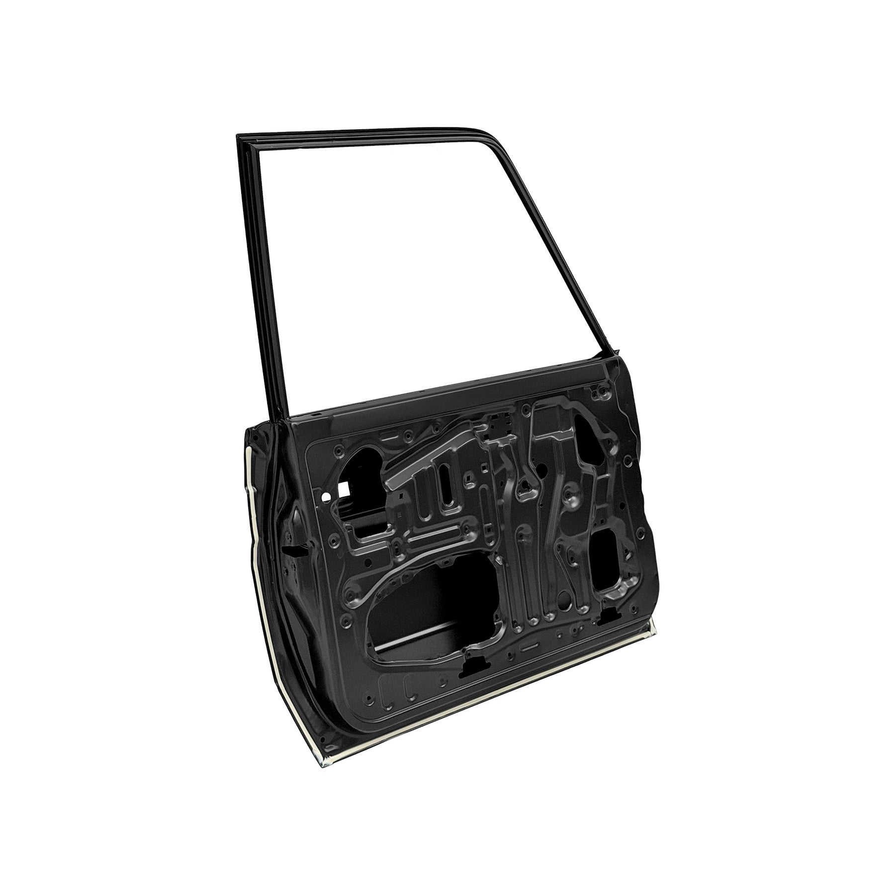 FRONT DOOR LH WITH LOGO HOLE (BEND ANGLE), 2003-2023, FOR TOYOTA LAND CRUISER LC79, 53801-07060-zc, (STEEL)