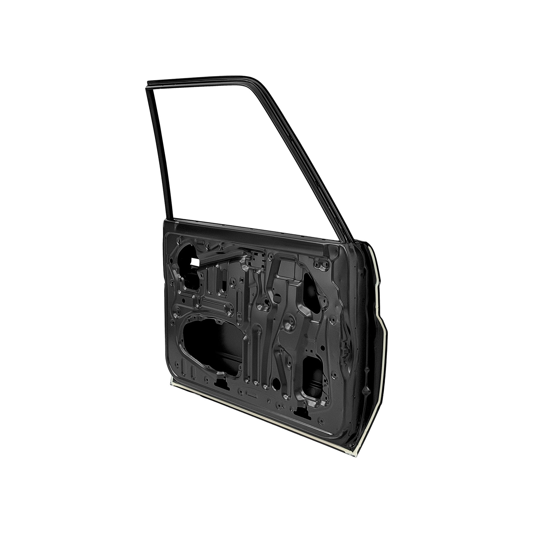 FRONT DOOR LH WITH LOGO HOLE (BEND ANGLE), 2003-2023, FOR TOYOTA LAND CRUISER LC79, 53801-07060-zc, (STEEL)