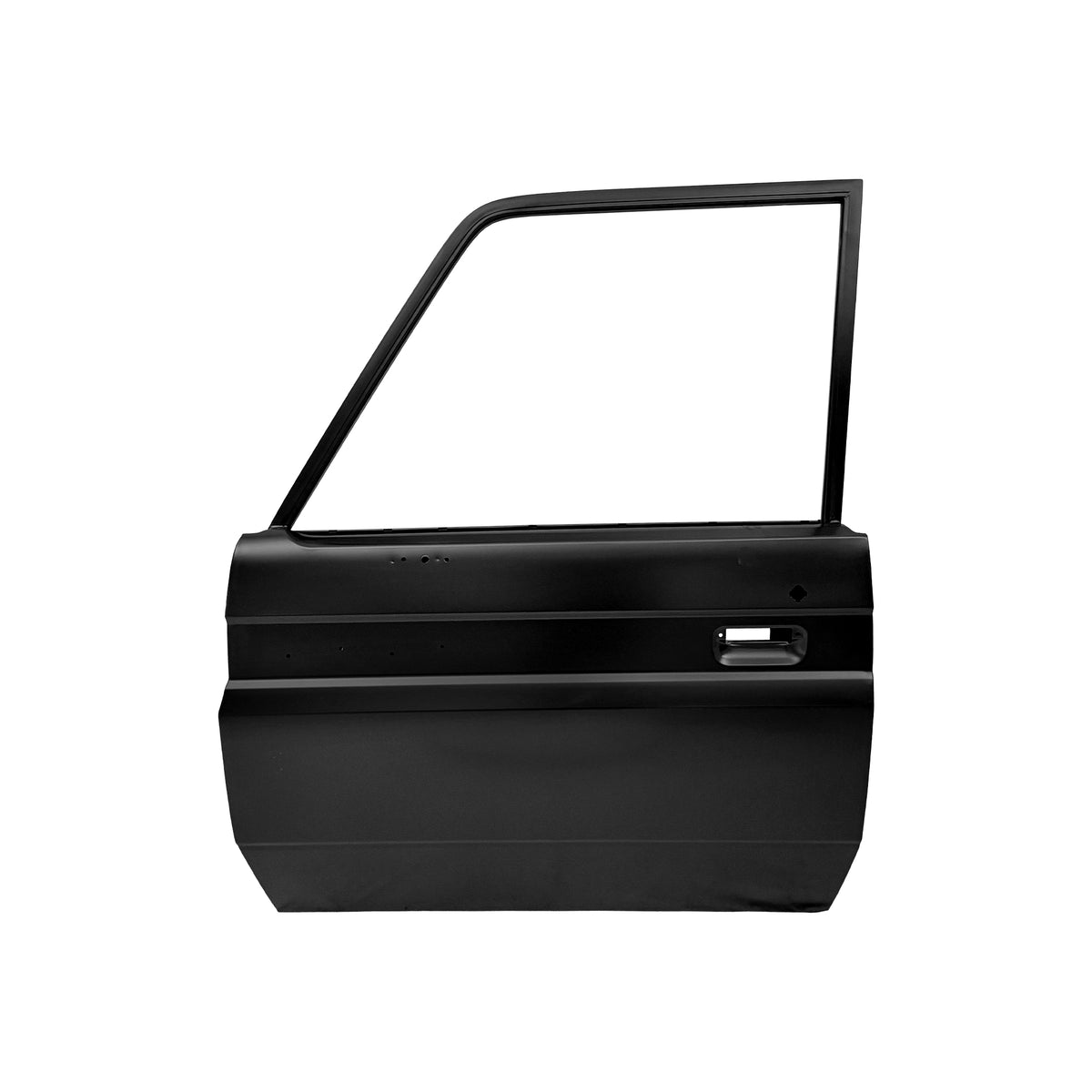 FRONT DOOR LH WITH LOGO HOLE (BEND ANGLE), 2003-2023, FOR TOYOTA LAND CRUISER LC79, 53801-07060-zc, (STEEL)