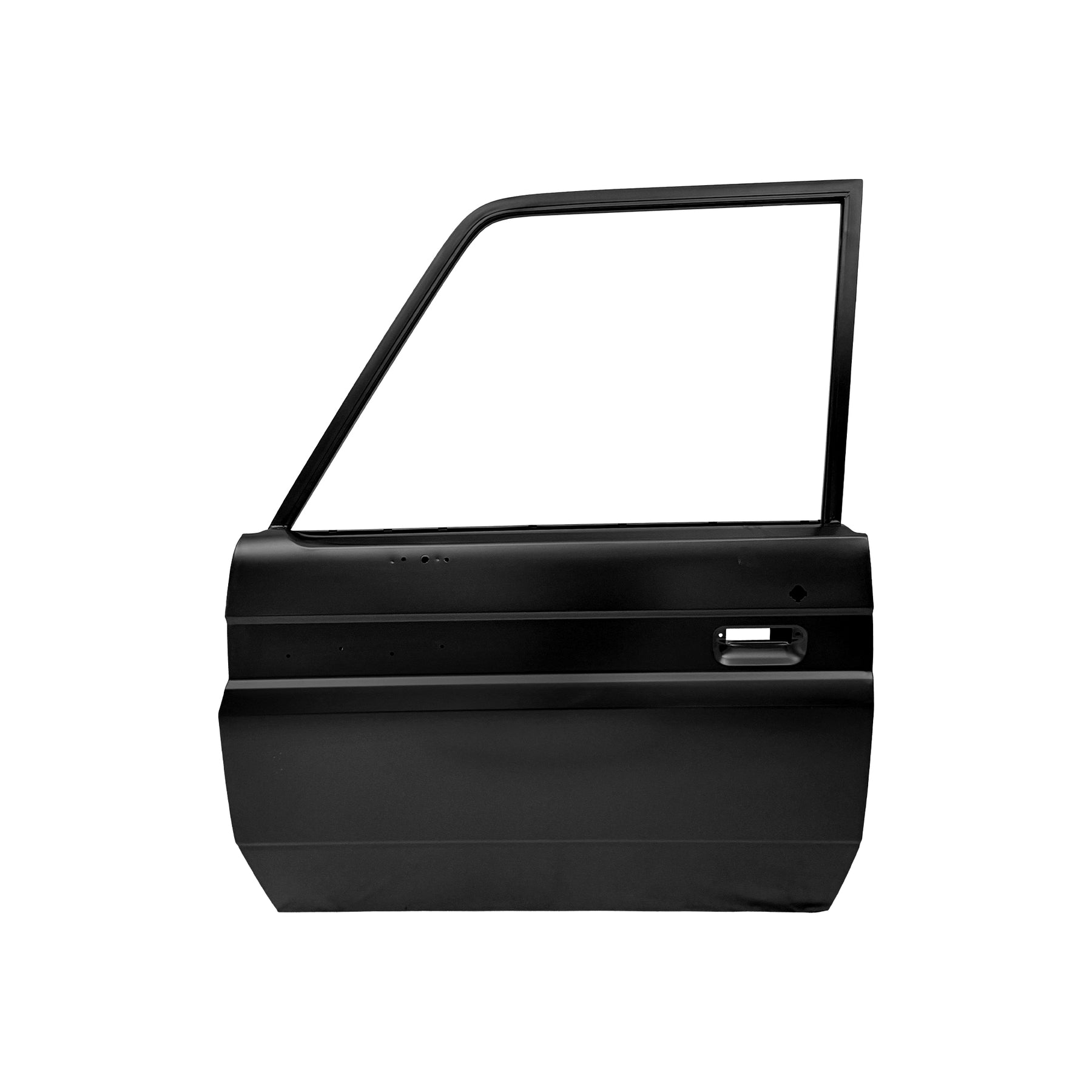 FRONT DOOR LH WITH LOGO HOLE (BEND ANGLE), 2003-2023, FOR TOYOTA LAND CRUISER LC79, 53801-07060-zc, (STEEL)