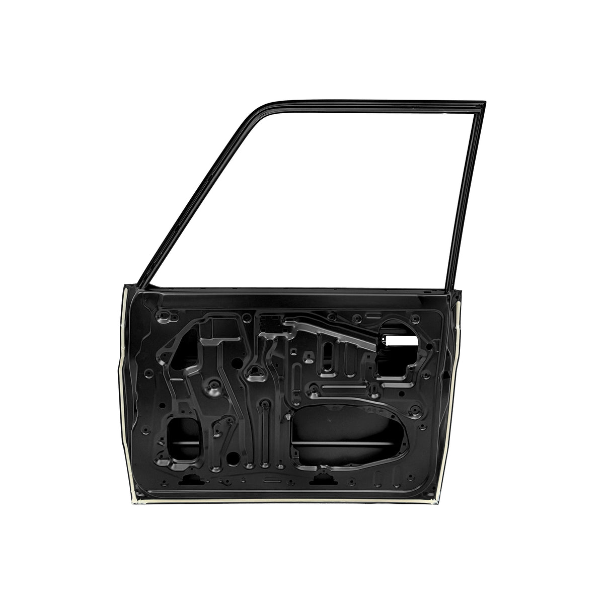 FRONT DOOR RH WITH LOGO HOLE (BEND ANGLE), 2003-2023, FOR TOYOTA LAND CRUISER LC79, 61601-07140-zc, (STEEL)