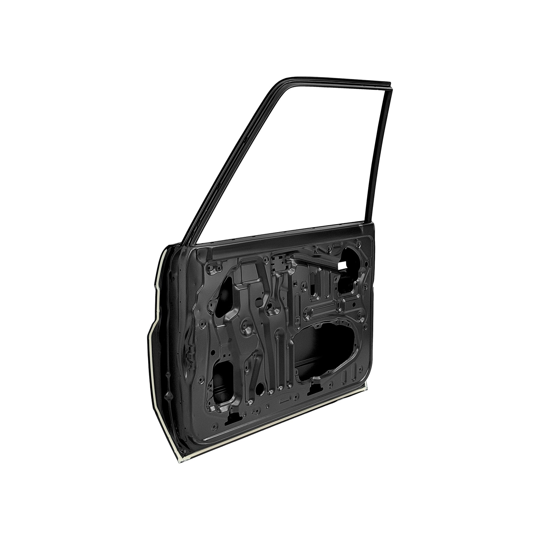 FRONT DOOR RH WITH LOGO HOLE (BEND ANGLE), 2003-2023, FOR TOYOTA LAND CRUISER LC79, 61601-07140-zc, (STEEL)