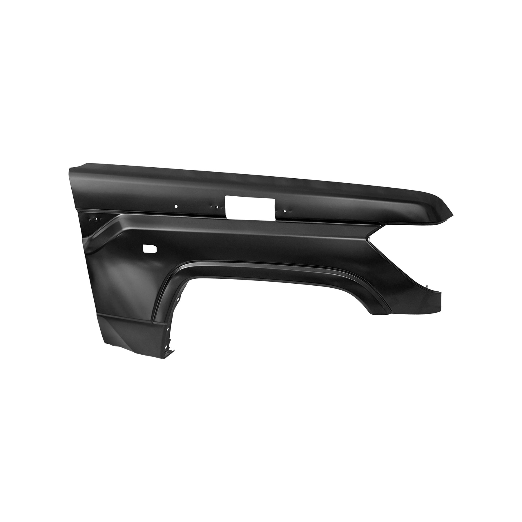 PICK UP FRONT FENDER RH W/ WADING THROAT HOLE AND SIDE LAMP HOLE, 2003-2023, FOR TOYOTA LAND CRUISER LC79