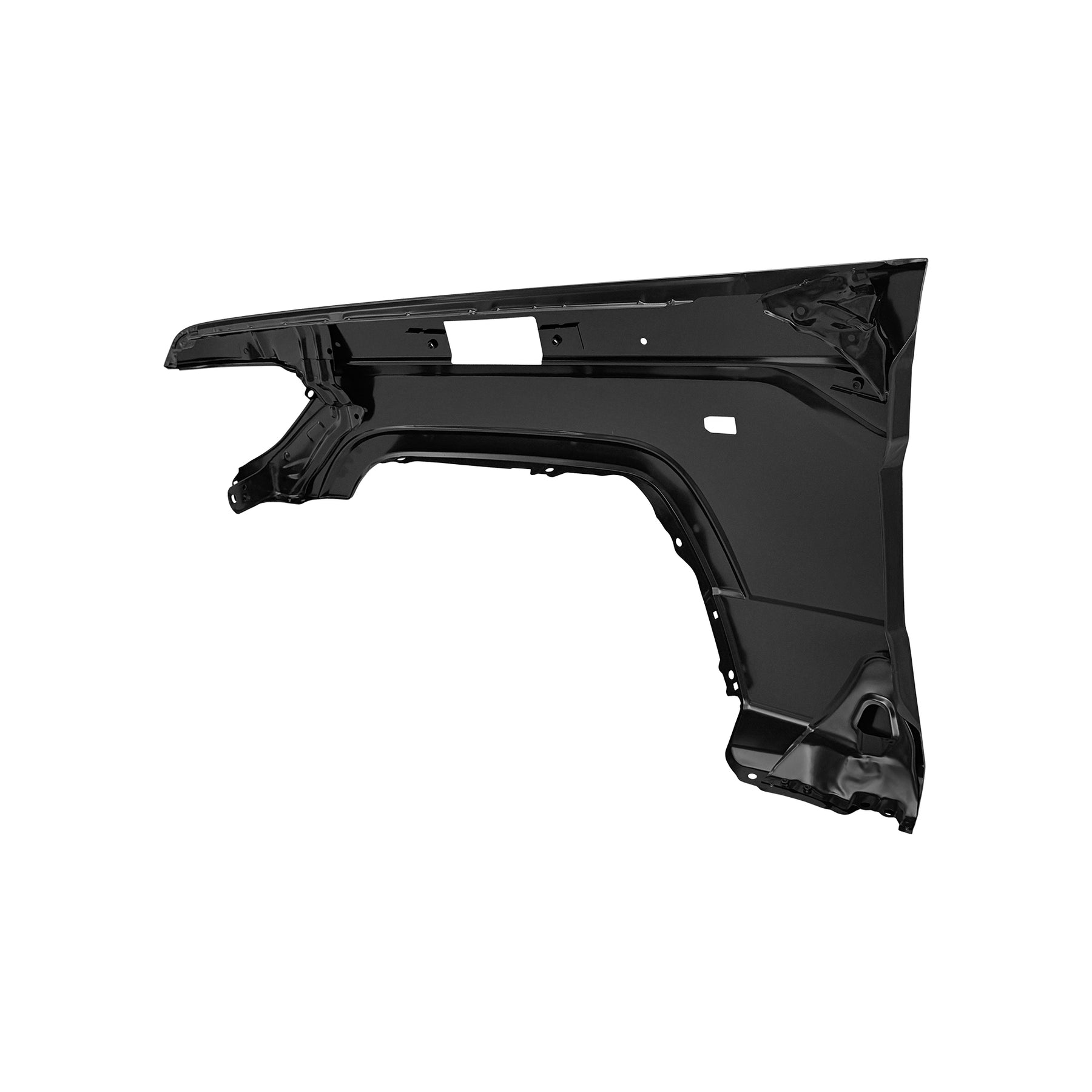 PICK UP FRONT FENDER RH W/ WADING THROAT HOLE AND SIDE LAMP HOLE, 2003-2023, FOR TOYOTA LAND CRUISER LC79