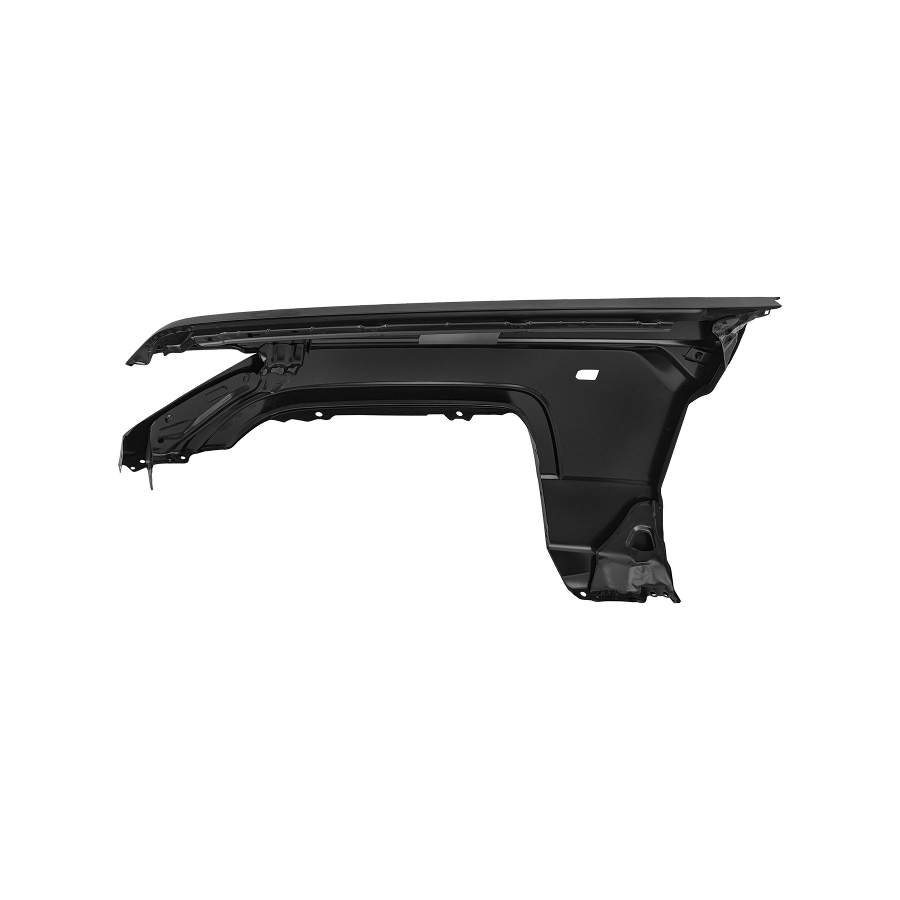 PICK UP FRONT FENDER RH W/ WADING THROAT HOLE AND SIDE LAMP HOLE, 2003-2023, FOR TOYOTA LAND CRUISER LC79