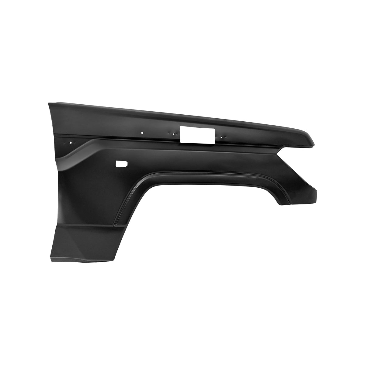 PICK UP FRONT FENDER RH W/ WADING THROAT HOLE AND SIDE LAMP HOLE, 2003-2023, FOR TOYOTA LAND CRUISER LC79