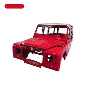COMPLETE CAB WITH DOORS,WITH PRIMER, FOR LAND ROVER DEFENDER 110 TD4, (LHD), (ALUM+STEEL)