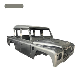 REPLACEMENT DOUBLE ROW PICKUP COMPLETE CAB WITH DOORS, WITH PRIMER, 1998, FOR LAND ROVER DEFENDER 110 TD4, (LHD), (ALUM+STEEL)