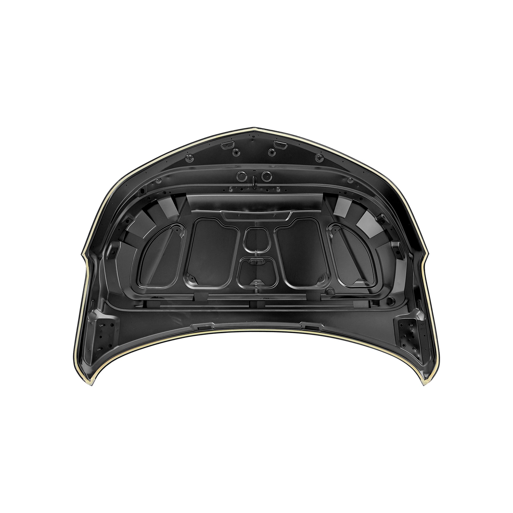 REPLACEMENT HOOD, 2017-, FOR CHEVROLET CRUZE, 84183441, (STEEL)