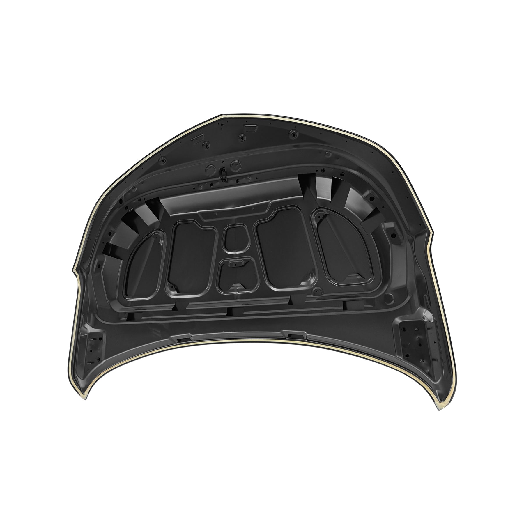 REPLACEMENT HOOD, 2017-, FOR CHEVROLET CRUZE, 84183441, (STEEL)
