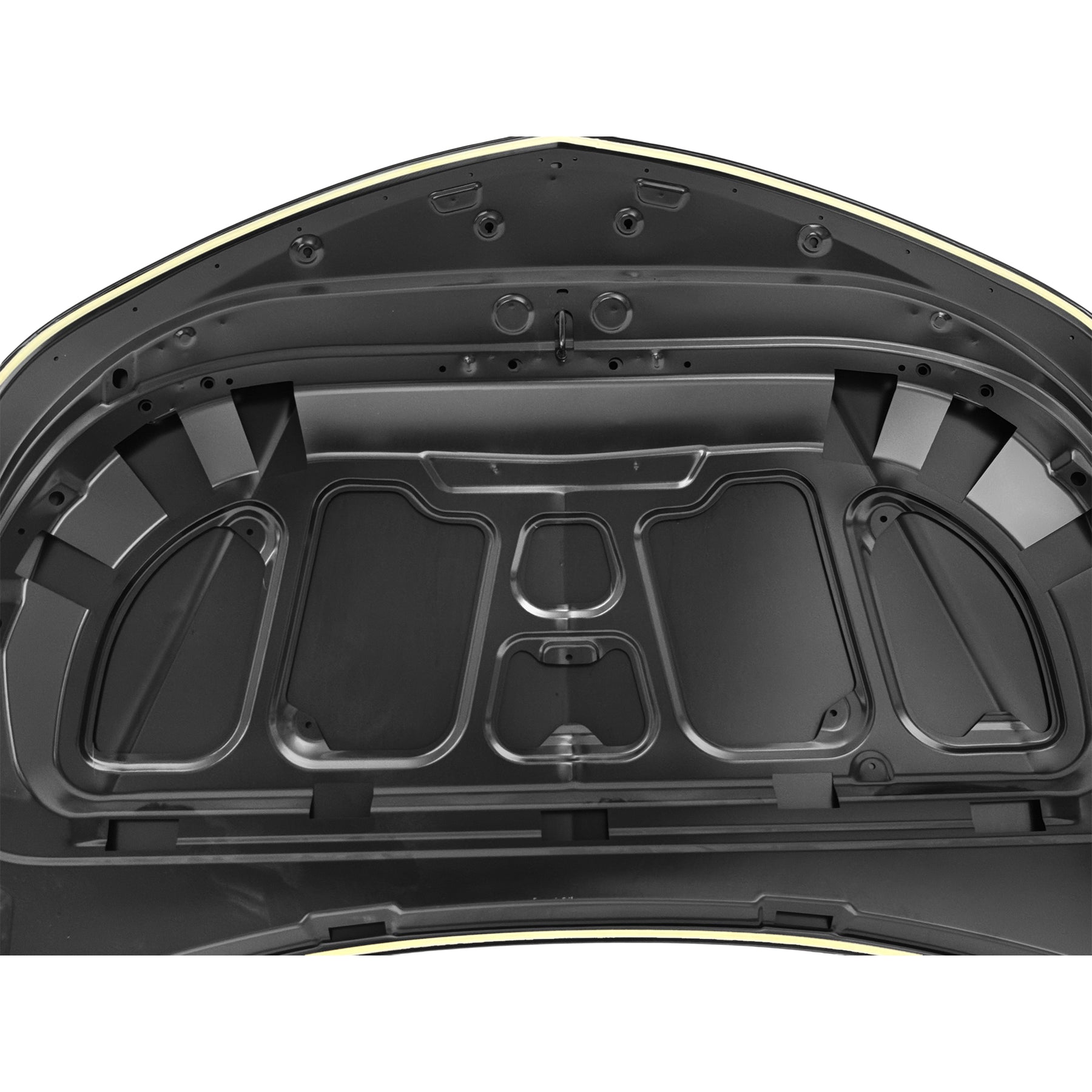 REPLACEMENT HOOD, 2017-, FOR CHEVROLET CRUZE, 84183441, (STEEL)