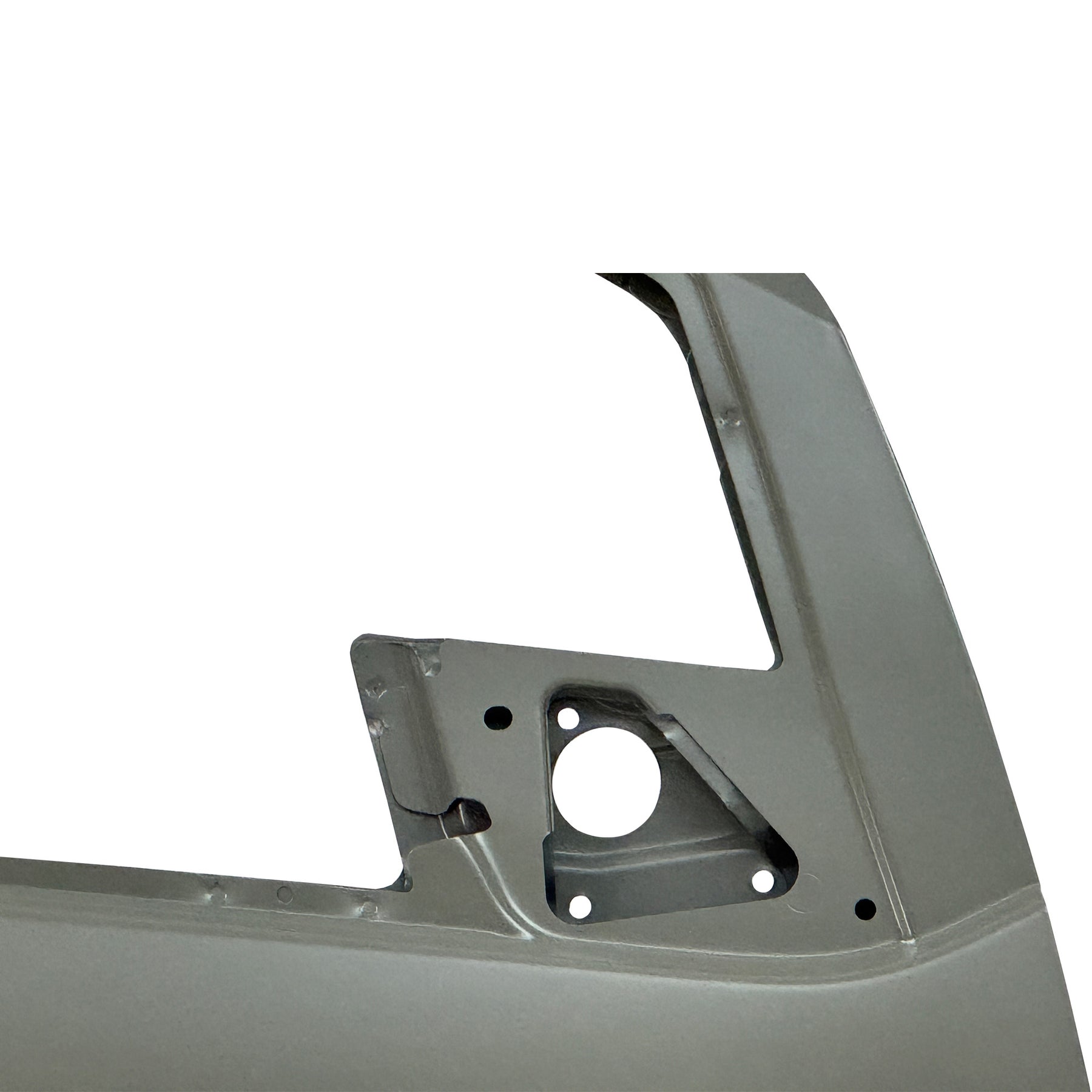 REPLACEMENT FRONT DOOR RH, 2011-2014, FOR CHEVROLET SPARK, (STEEL)