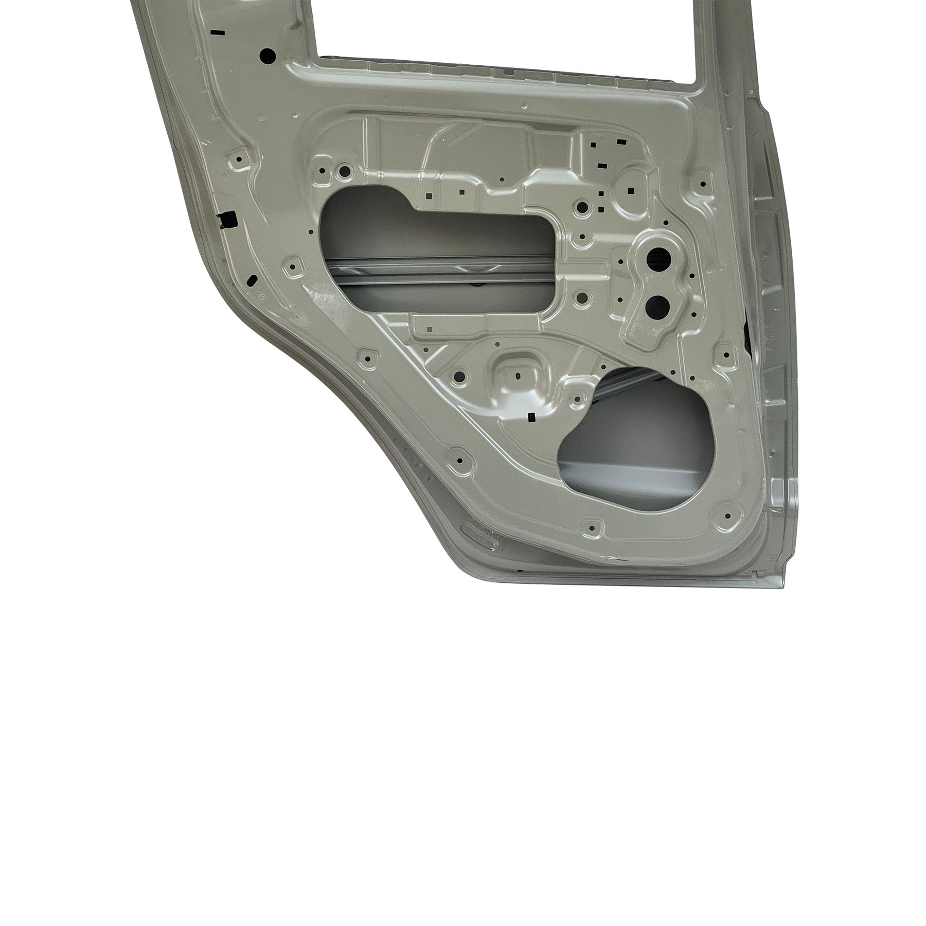 REPLACEMENT REAR DOOR LH, 2011-2014, FOR CHEVROLET SPARK, (STEEL)