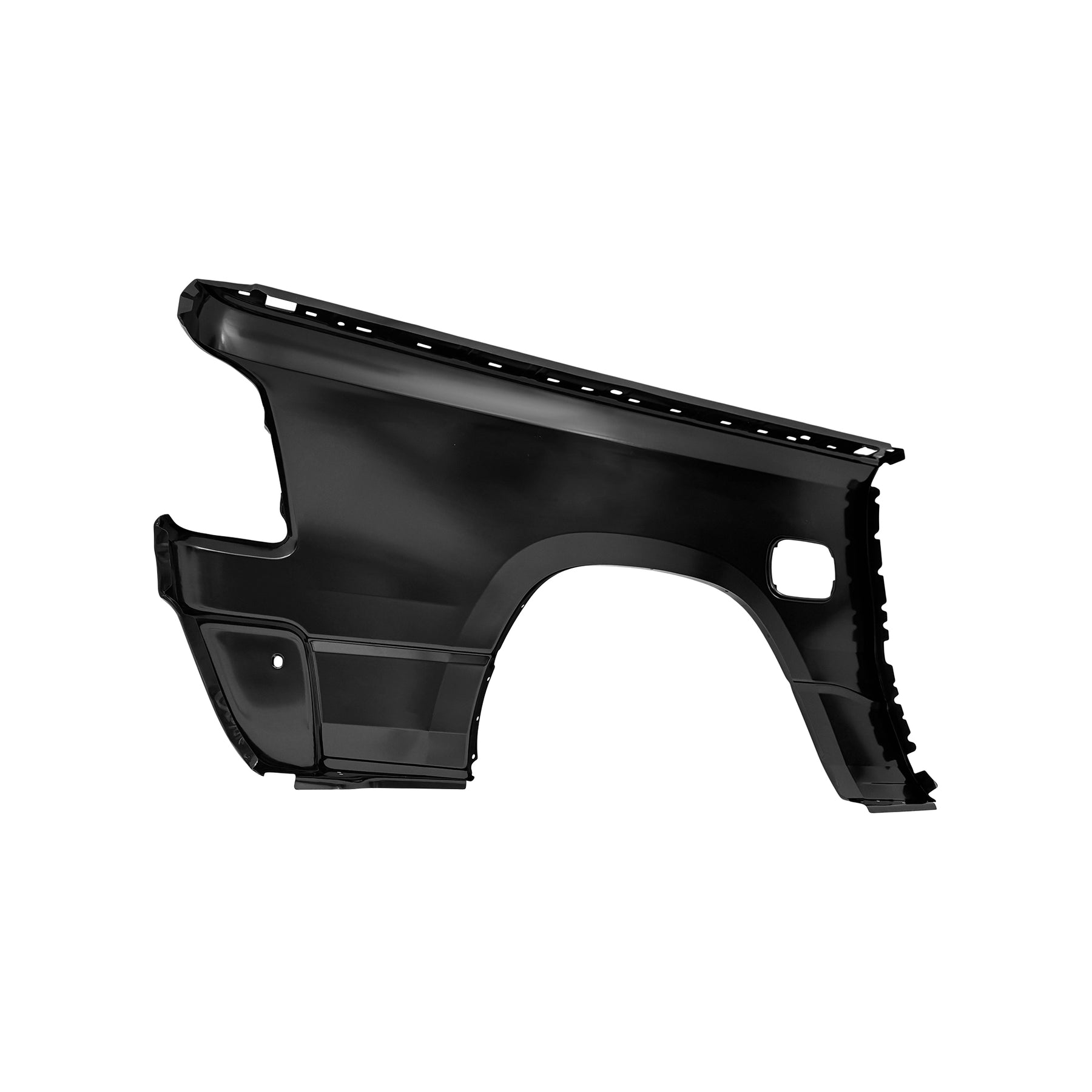 REPLACEMENT REAR FENDER LH WITHOUT HOLE, 2019, FOR DODGE RAM, 68322378AD, (STEEL)