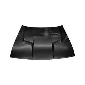 REPLACEMENT HOOD WITH SCOOP, 2015-2018, FOR DODGE CHALLENGER, 68259670AA, (ALUM)