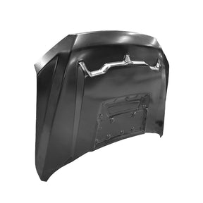 REPLACEMENT HOOD W/AIR VENT SCOOP , 2015-2020, FOR FORD F150 GT500, (ALUM)