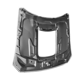 REPLACEMENT HOOD, 2018, FOR FORD MUSTANG GT500, (ALUM)