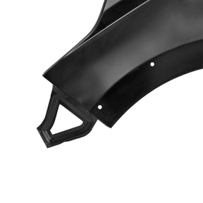 REPLACEMENT FRONT FENDER W/WHEEL HOLE LH, 2016-, FOR FIAT MOBI, 52005416, (STEEL)