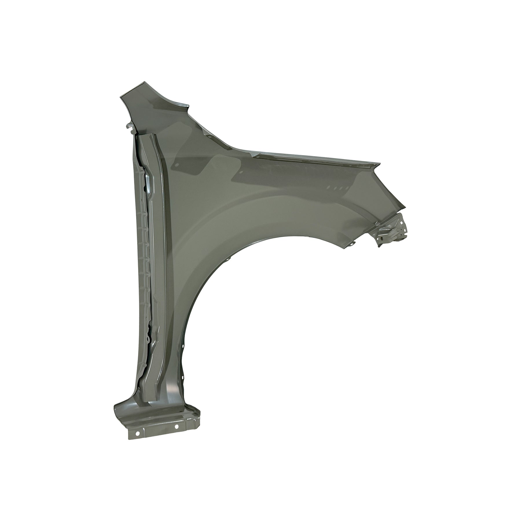 REPLACEMENT FRONT FENDER LH WITHOUT HOLES 4*4, 2017, FOR NISSAN NP300, (STEEL)