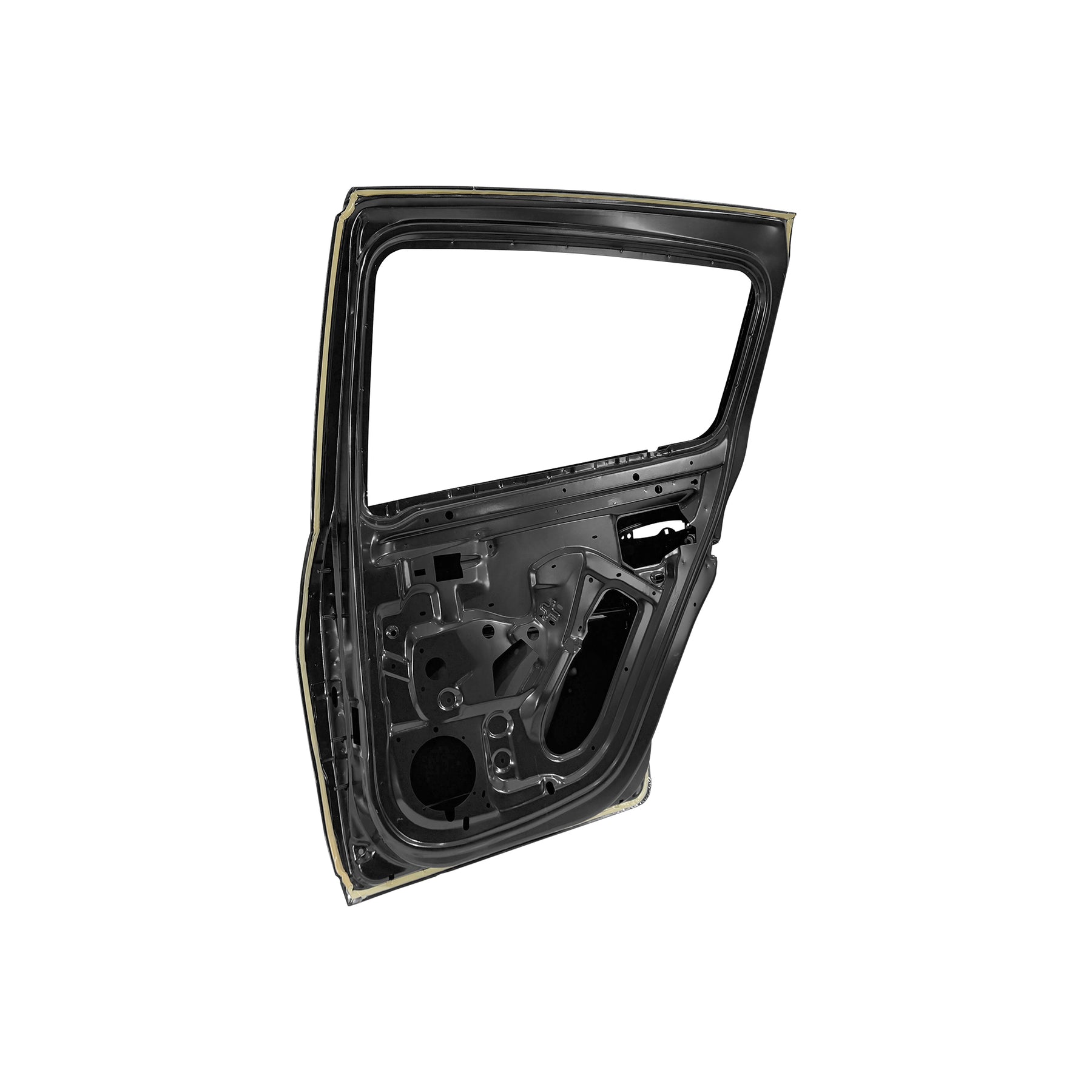 REPLACEMENT REAR DOOR RH WITH PROTECTOR HOLE, 2009, FOR DACIA SANDERO, 821006948R, (STEEL)