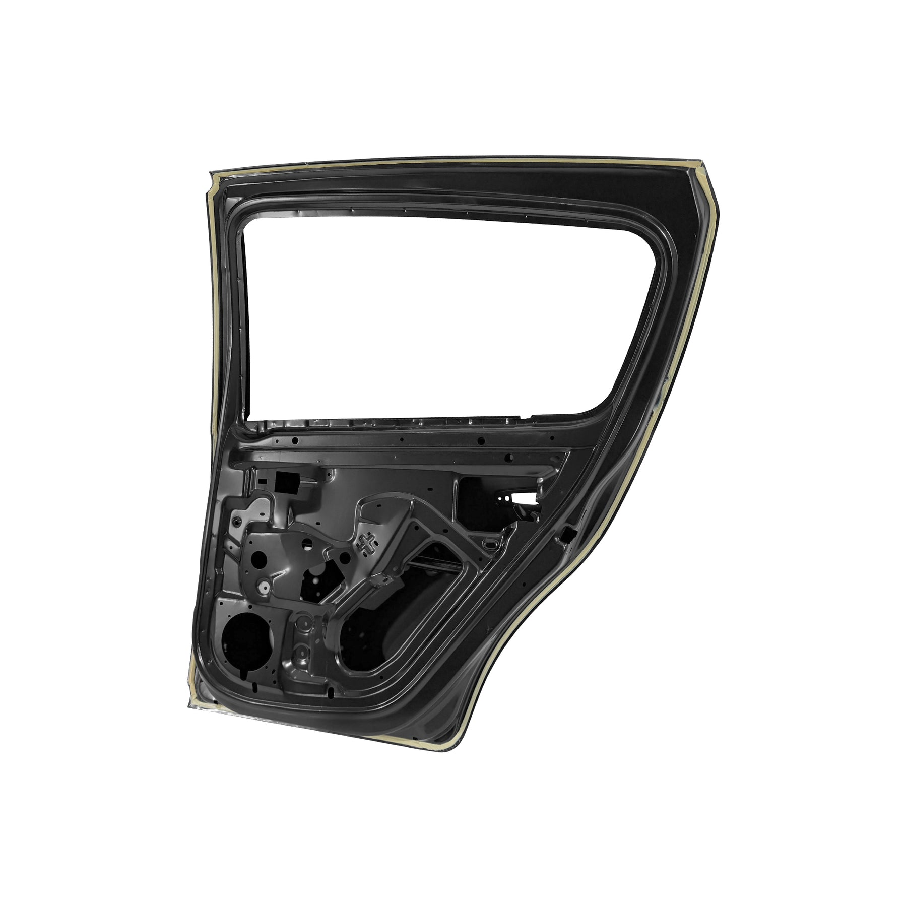 REPLACEMENT REAR DOOR RH WITH PROTECTOR HOLE, 2009, FOR DACIA SANDERO, 821006948R, (STEEL)