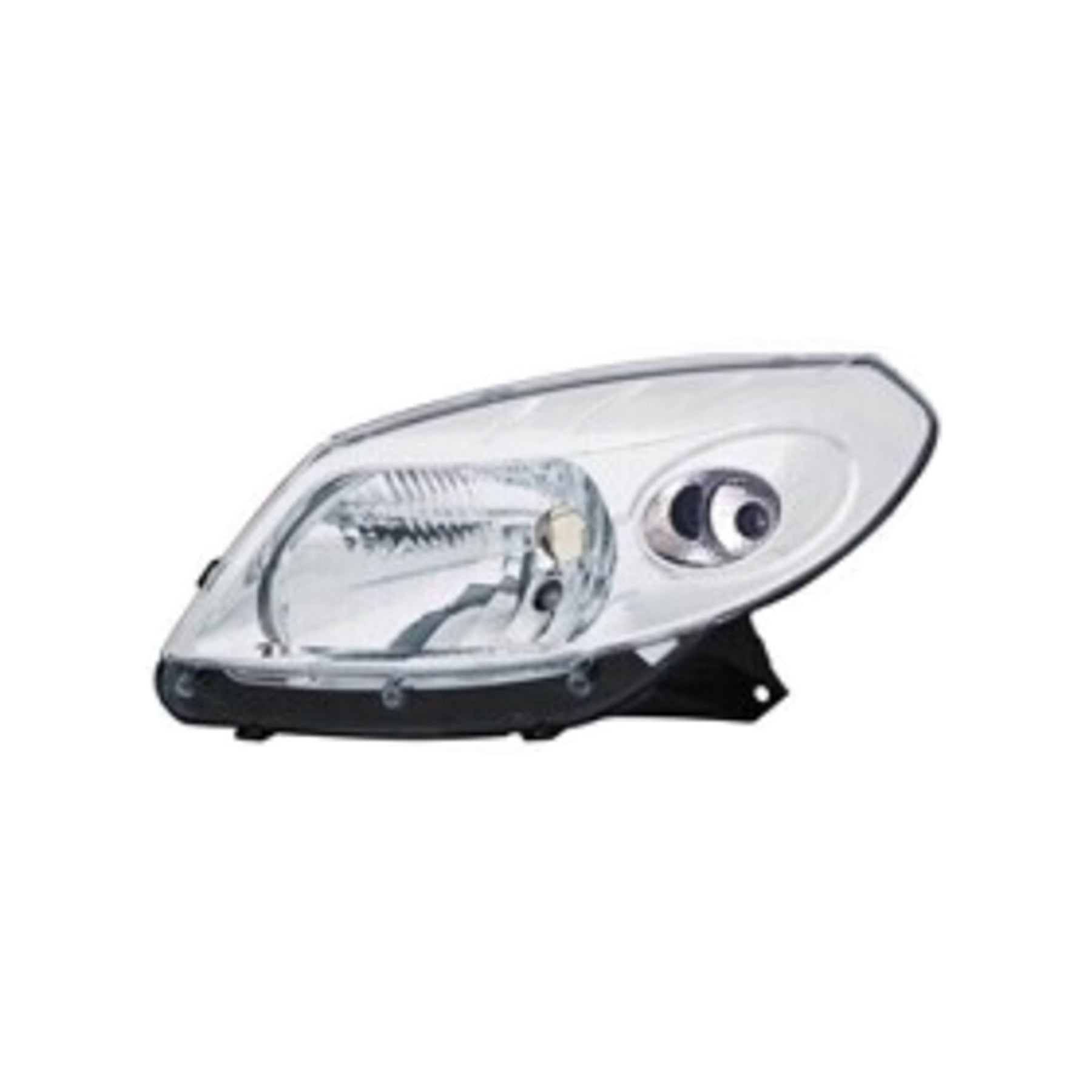 REPLACEMENT HEAD LMAP (WHITE) LH, 2008-, FOR RENAULT DACIA SANDERO