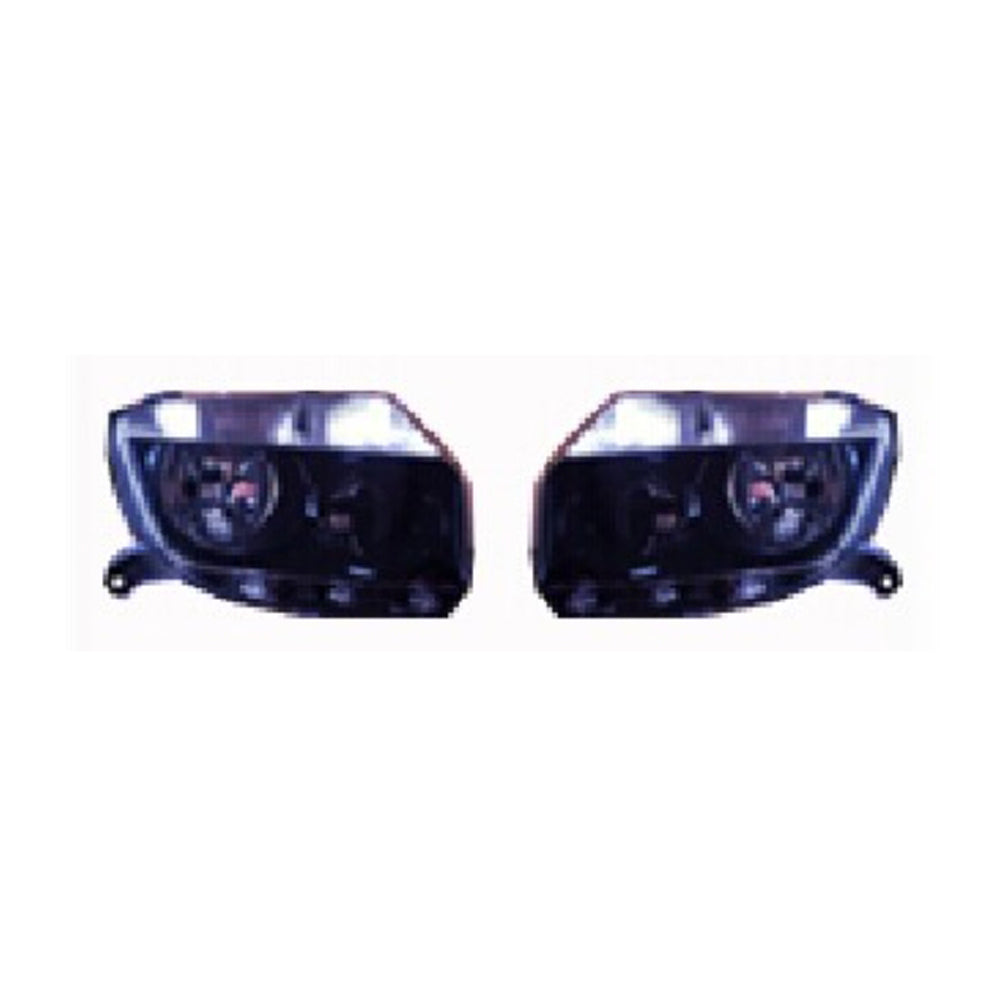 REPLACEMENT HEAD LAMP (BLACK) LH, 2008-2012, FOR RENAULT/DACIA DUSTER, 260600069R