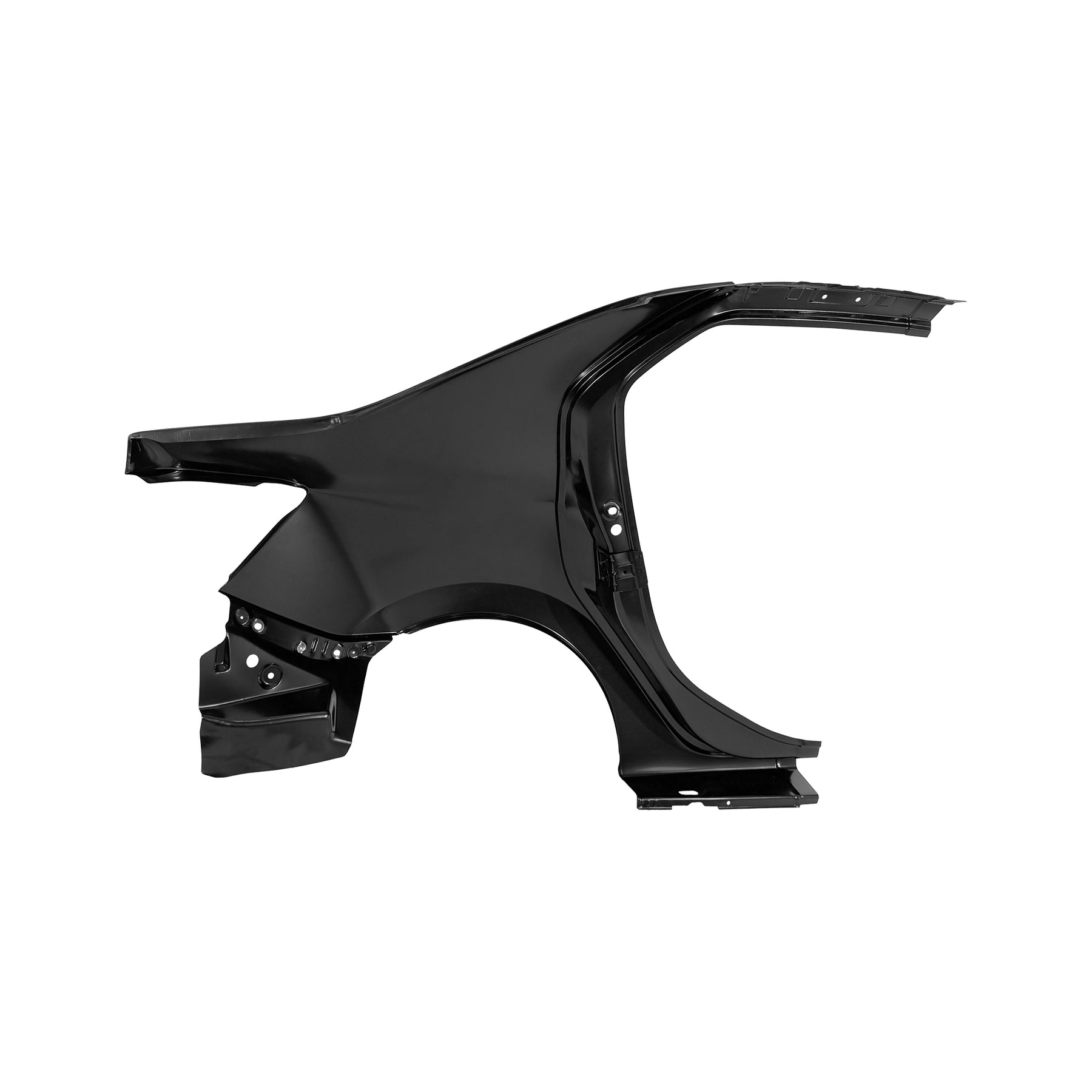 REPLACEMENT REAR FENDER LH, 2013-, FOR RENAULT SYMBOL, 760334617R, (STEEL)