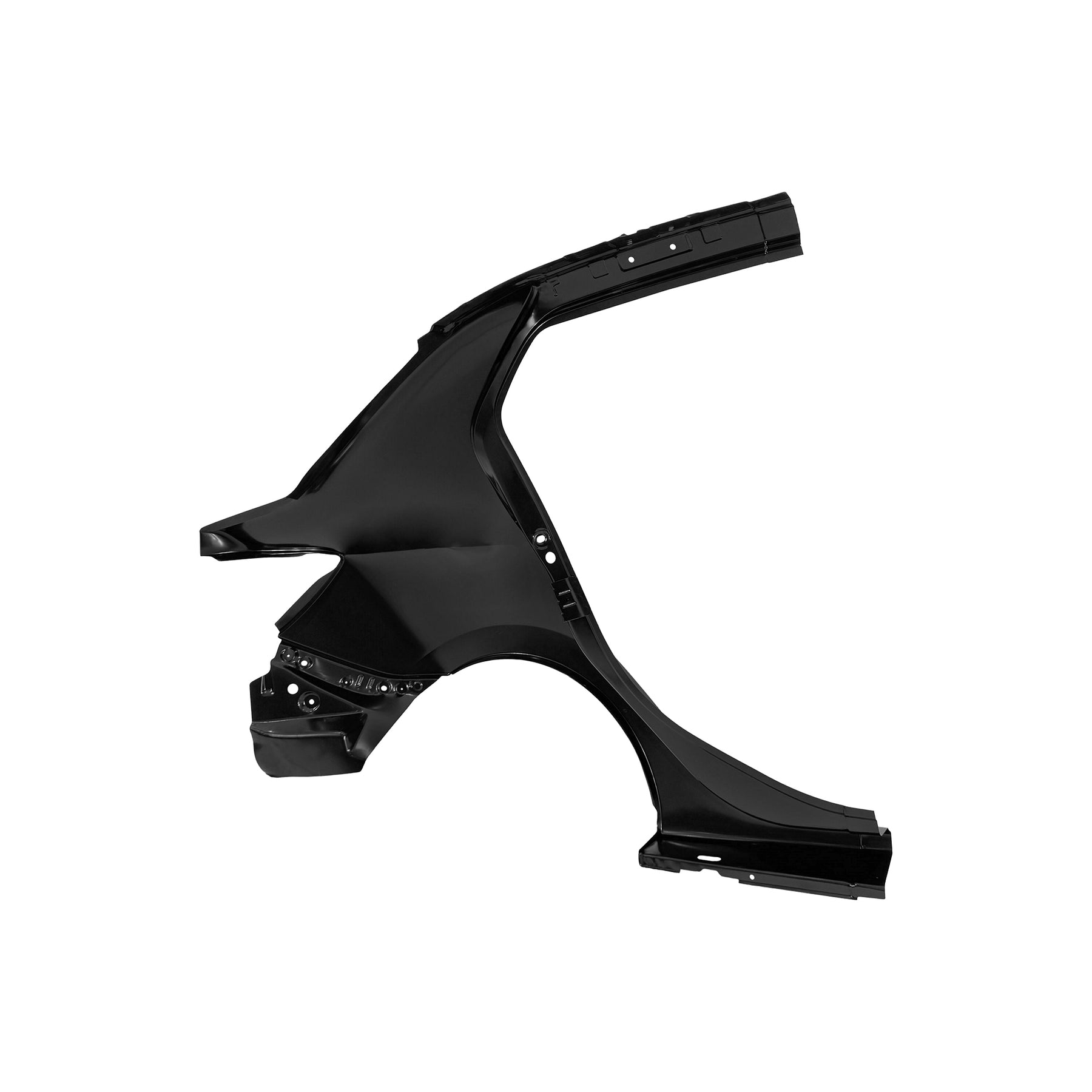 REPLACEMENT REAR FENDER LH, 2013-, FOR RENAULT SYMBOL, 760334617R, (STEEL)